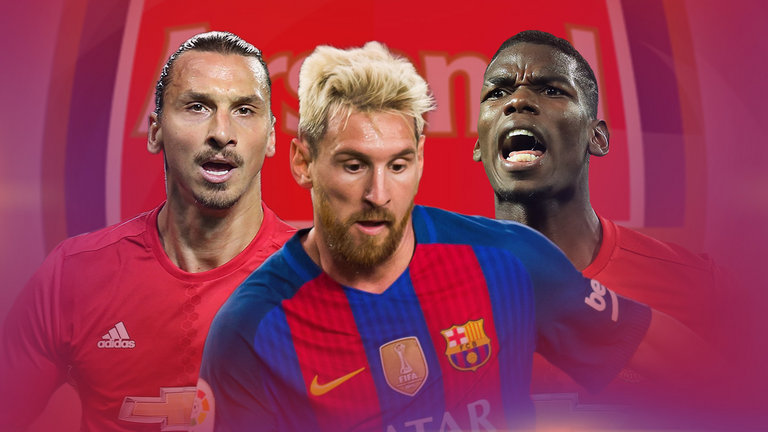 Ảnh bài viết Arsenal & đội hình mua hụt 'cân cả thế giới': Messi, Pogba,... đủ cả