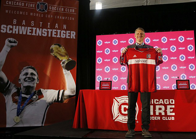 Ảnh bài viết Schweinsteiger CHÍNH THỨC ra mắt Chicago Fire 