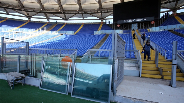 Chịu thua Ultra thành Rome, sân Olimpico chính thức cải tạo