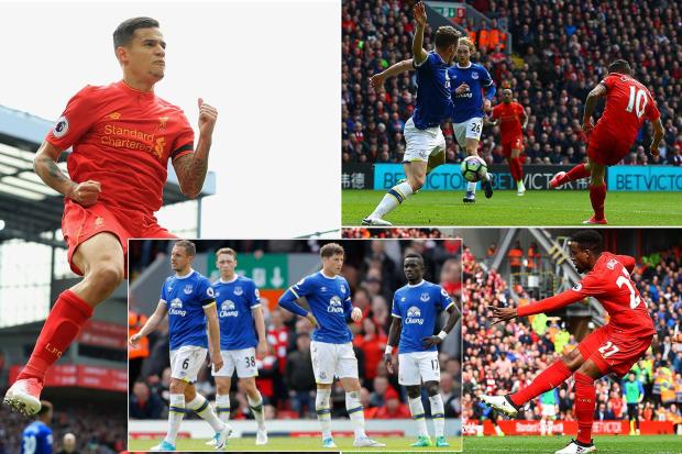 Coutinho rực sáng, The Kop thắng derby vùng Merseyside