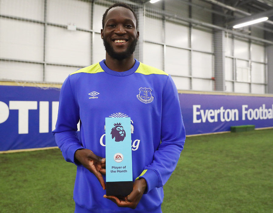 Lukaku và những ngôi sao đoạt giải 'Cầu thủ hay nhất tháng' mùa này