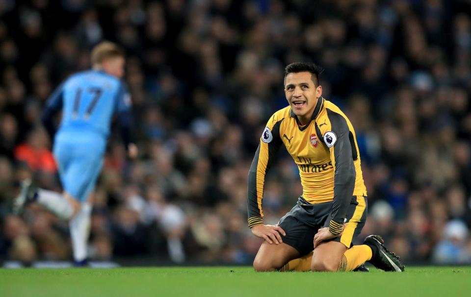 Ảnh bài viết Alexis Sanchez chơi đầy nỗ lực trước Man City trận lượt đi