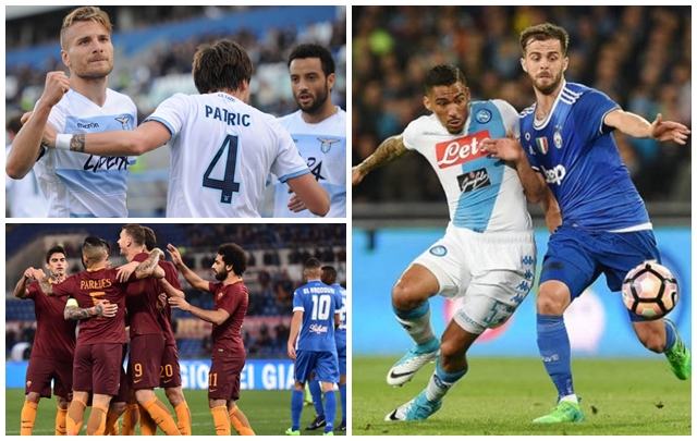 Juventus và Napoli chia điểm: Thành Rome mở hội