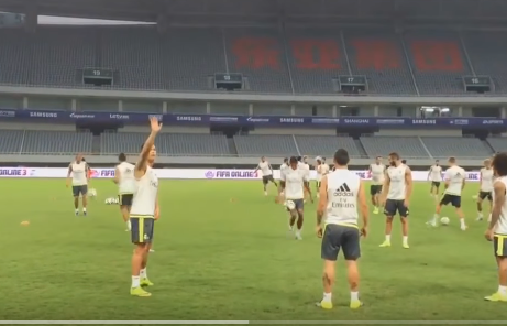 Ảnh bài viết Kỹ thuật đỉnh cao của Ronaldo trên sân tập