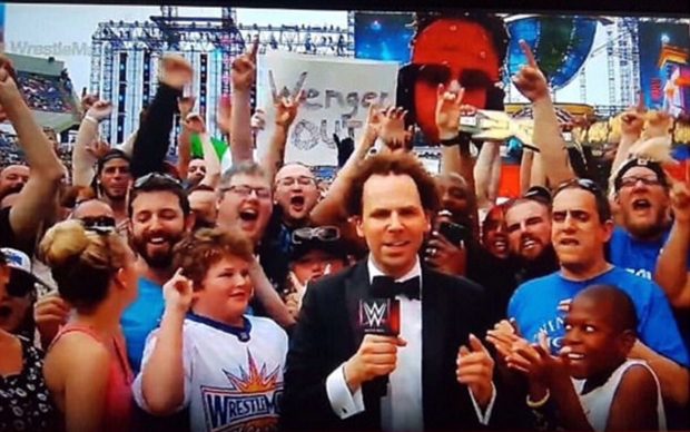 Ảnh bài viết Từ Ngoại hạng Anh đến WWE, Wenger xuất hiện ở mọi nơi