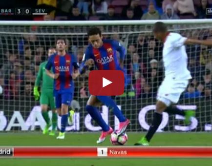Ảnh bài viết Pha đi bóng ảo diệu của Neymar vs Sevilla