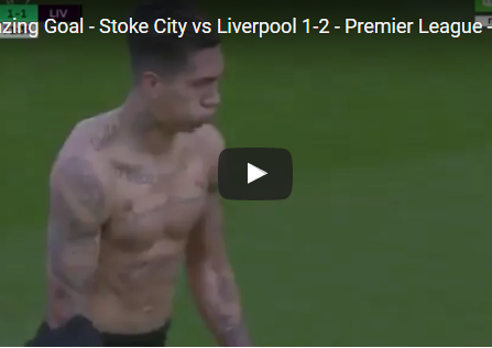 Ảnh bài viết Bàn ấn định chiến thắng ấn tượng của Firmino trước Stoke