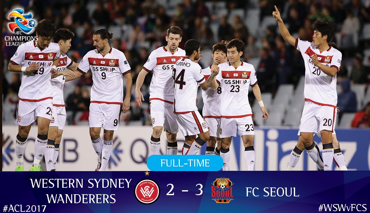 Western Sydney Wanderers vs FC Seoul (Vòng bảng AFC Champions League 2017)