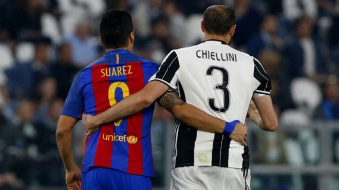 Chiellini đã không còn giận Luis Suarez sau World Cup
