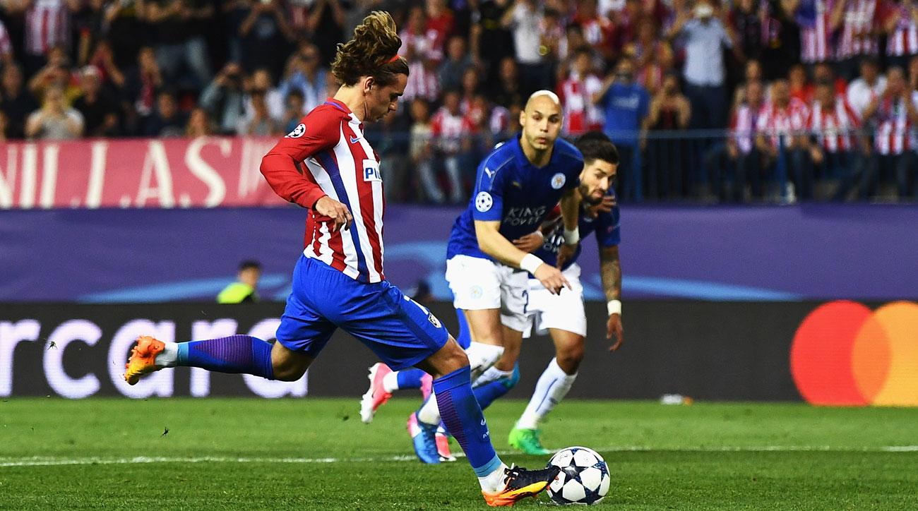 Ảnh bài viết Pha lập công của Antoine Griezmann vào lưới Leicester City