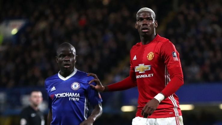 Ảnh bài viết Điểm nóng đại chiến Man Utd vs Chelsea: Pogba mãi "lép vế" Kante?