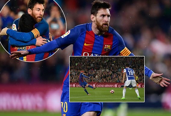 Messi tỏa sáng, Barca nhọc nhằn giành 3 điểm trong hiệp một điên rồ