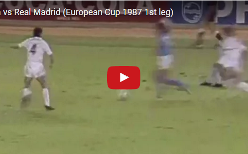 Ảnh bài viết Maradona đối đầu với Real Madrid tại cúp C1 năm 1987