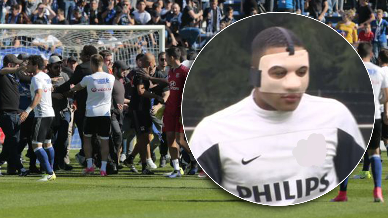 Ảnh bài viết Sao MU suýt bị đánh sấp mặt trên sân 