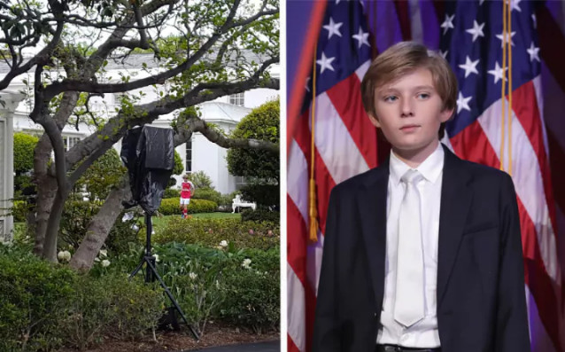 Quý tử nhà Trump là fan của Arsenal