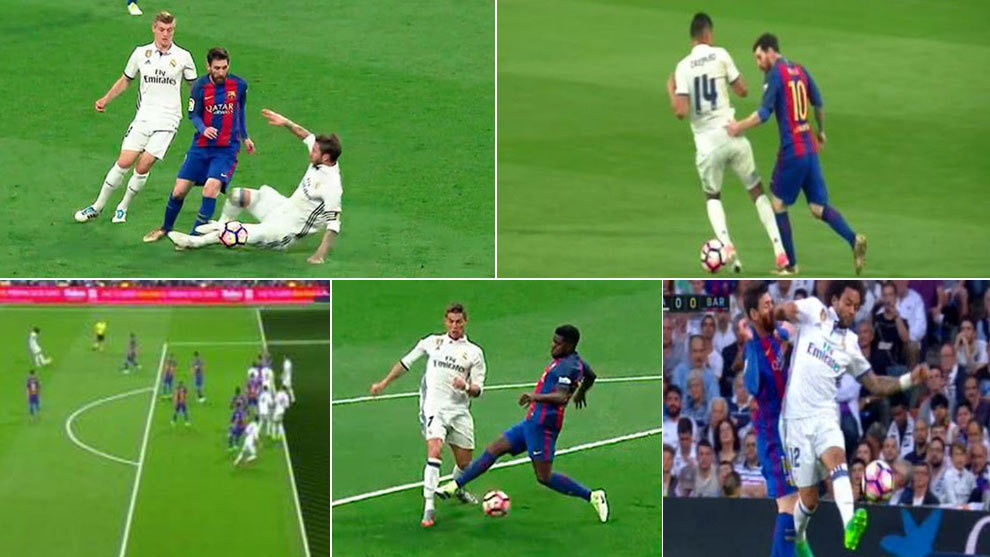 QUAY CHẬM: Trọng tài El Clasico không khác gì... V-League?