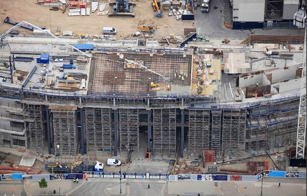 Ảnh bài viết Sân White Hart Lane mới dần thành hình 