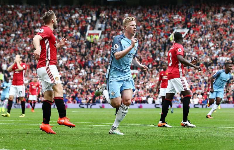 Ảnh bài viết 5 điểm nóng derby Manchester: De Bruyne lại 'bóp nghẹt' Pogba?