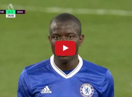 Ảnh bài viết Màn trình diễn của N'Golo Kante vs Southampton