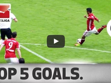 Ảnh bài viết Thiago, Aubameyang, Fabian và 5 bàn thắng đẹp nhất vòng 30 Bundesliga