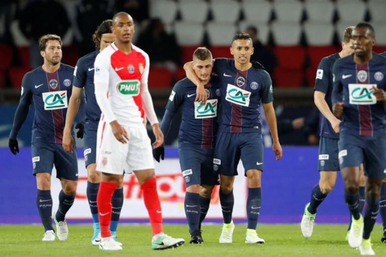 Dùng 'đội hình 3', Monaco thua thảm PSG ở bán kết