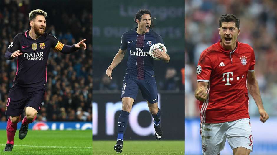 Messi và những chân sút tốt nhất Champions League mùa này