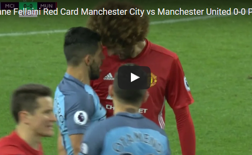 Ảnh bài viết Tình huống dẫn đến chiếc thẻ đỏ của Fellaini