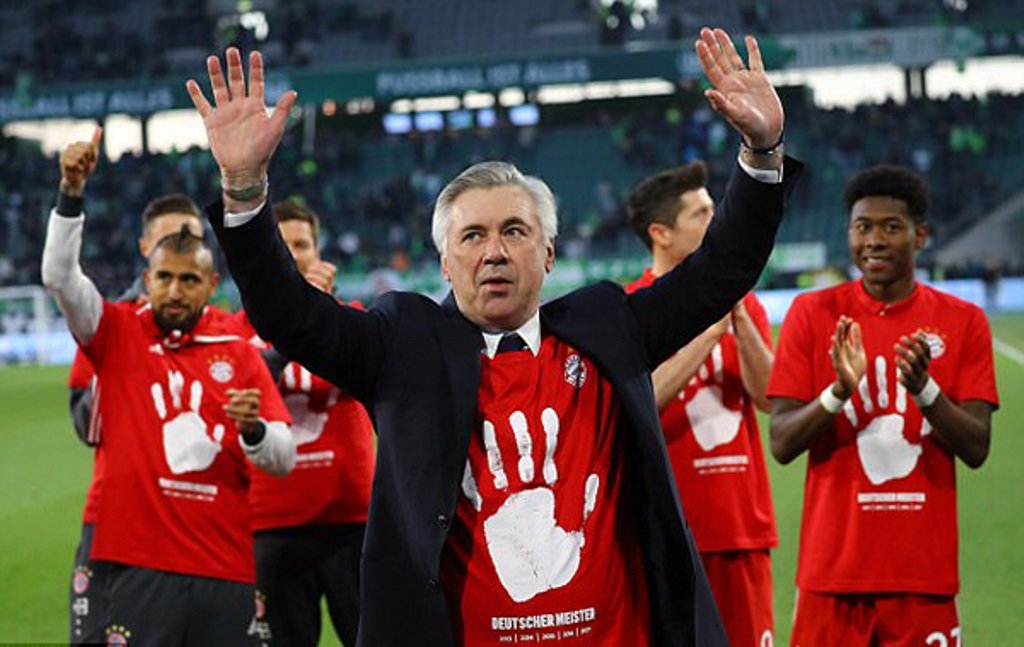Ảnh bài viết Vô địch Bundesliga, Ancelotti sánh ngang huyền thoại