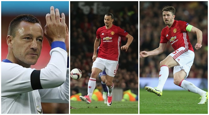 Ibra, Carrick, Terry và những ngôi sao Premier League sẽ tự do hè này
