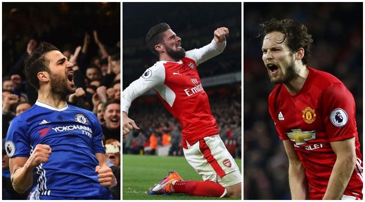 Giroud, Fabregas và đội hình siêu dự bị ở Premier League mùa này