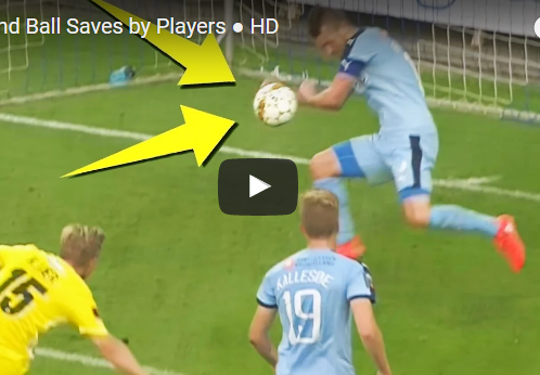 Ảnh bài viết Hài hước khi các hậu vệ dùng tay cản bóng