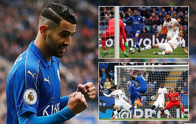 Mahrez nổ súng giúp Leicester vùi dập Watford trong lần thứ 100 tại Premier League