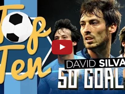 Ảnh bài viết 10 bàn thắng đẹp nhất của David Silva ở Ngoại hạng Anh
