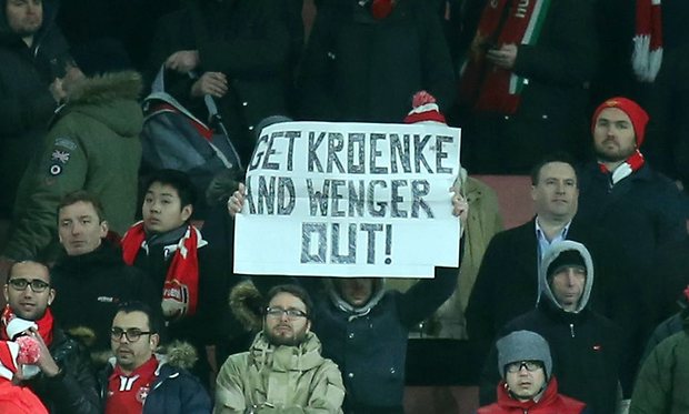 Ảnh bài viết CĐV Arsenal: Đừng "đuổi" Wenger, hãy tẩy chay Kroenke!