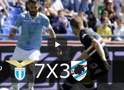 Lazio 7-3 Sampdoria (vòng 35 Serie A)