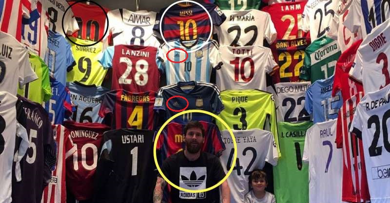 5 sự thật "ẩn khuất" sau bộ sưu tập áo đấu của Messi: Ronaldo và Higuain ở đâu?