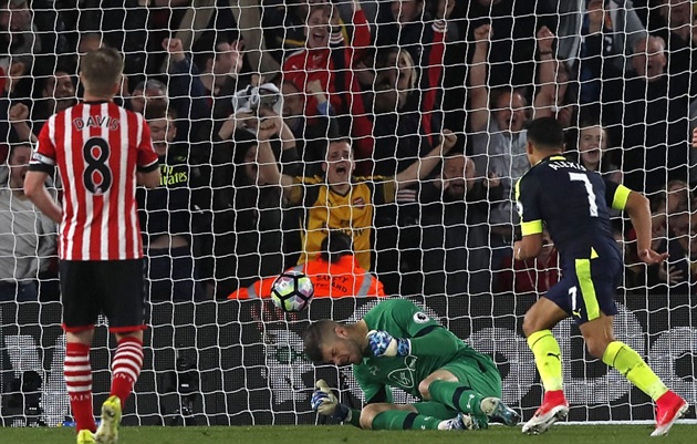Ảnh bài viết Hết động lực, Southampton dễ dàng bị Arsenal đả bại