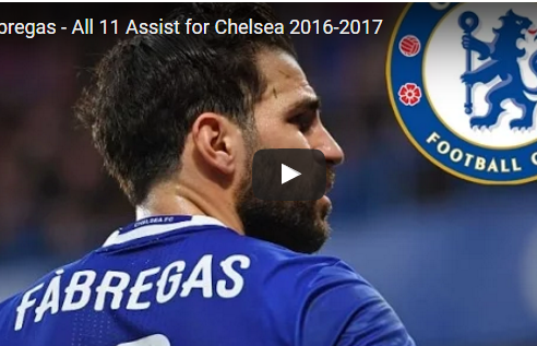 Tất cả những đường kiến tạo của Cecs Fabregas mùa này