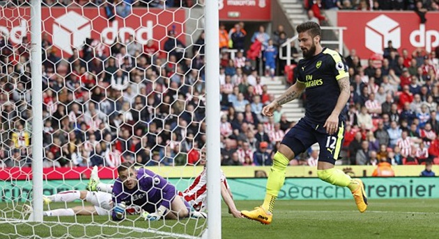 Ảnh bài viết TRỰC TIẾP Stoke City 1-4 Arsenal: Pháo thủ thăng hoa (Kết thúc)