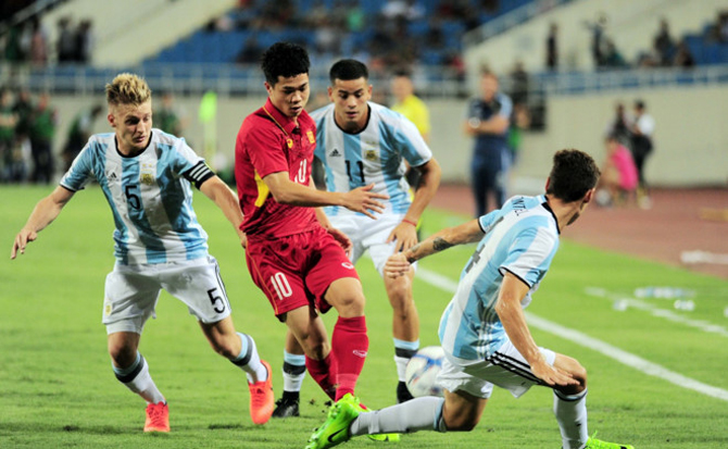 Ảnh bài viết U22 Việt Nam 0-5 U20 Argentina: Đẳng cấp thế giới là đây