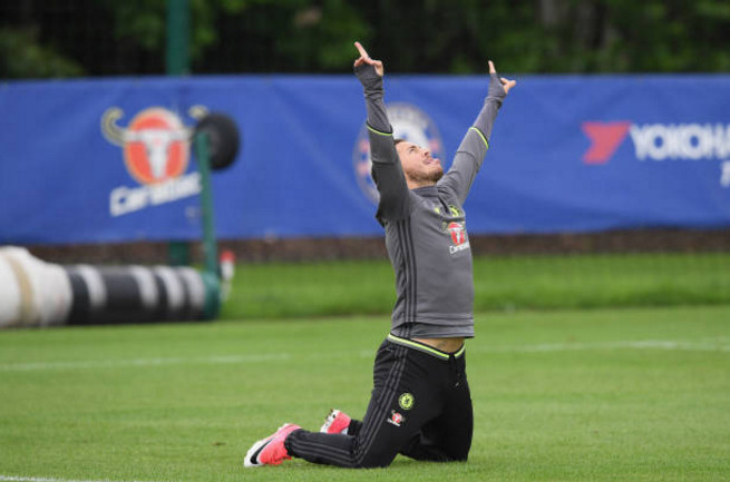 Ảnh bài viết Đã vô địch, Chelsea vẫn 'hết mình' trên sân tập