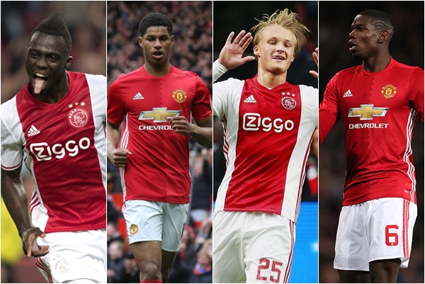 Đội hình kết hợp Ajax & Man United: Davison Sanchez "cân" cả hàng phòng ngự