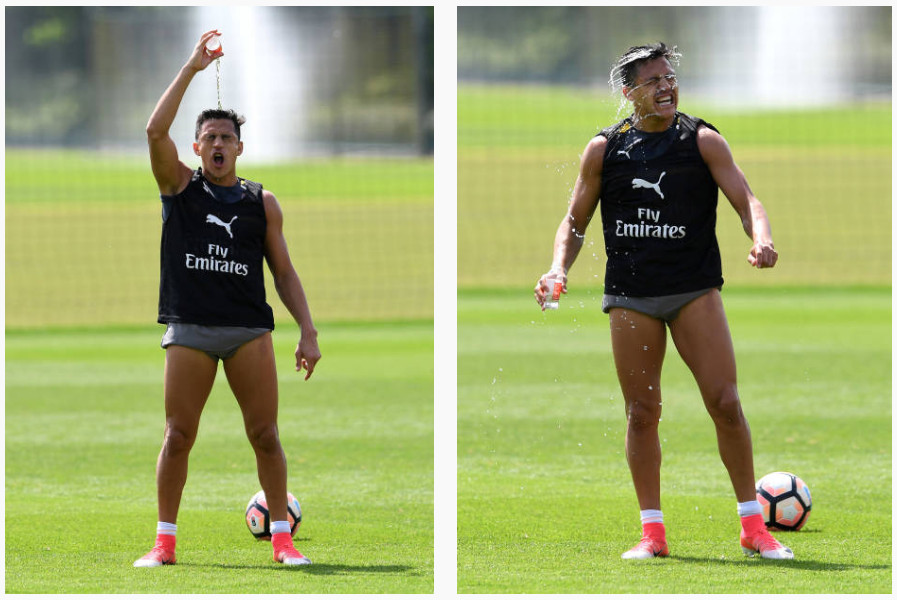 Ảnh bài viết Những hình ảnh 'bá đạo' của Sanchez trước thềm chung kết FA