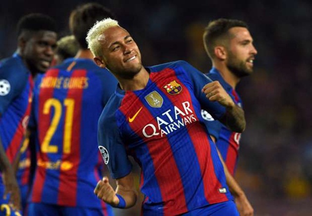 10 ngôi sao chuyền giá trị nhất La Liga: Neymar thống trị