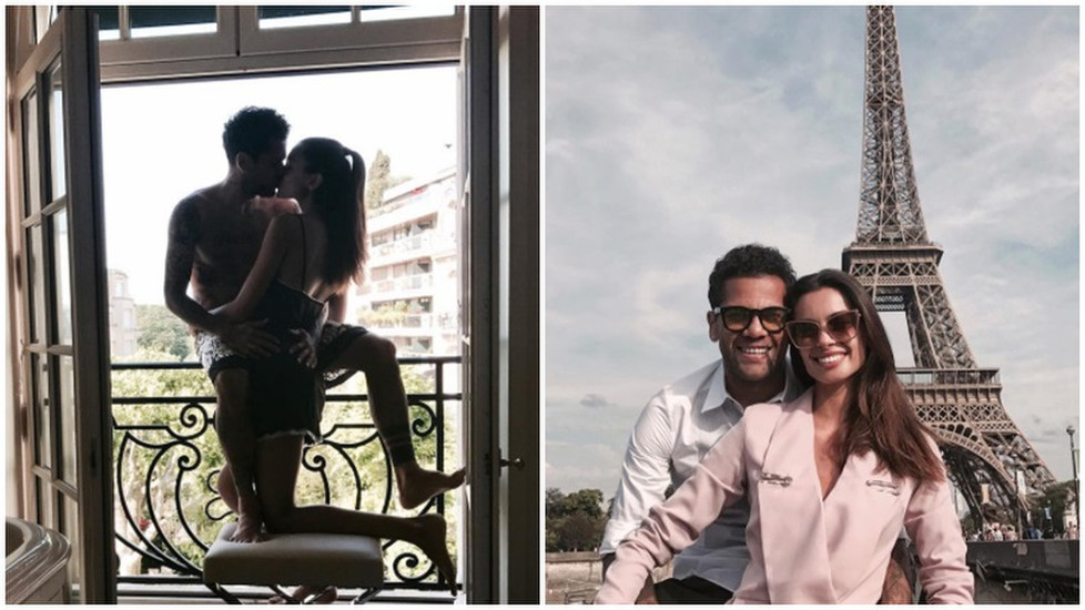 Ảnh bài viết Dani Alves và bạn gái lãng mạn 'hết phần' của Paris