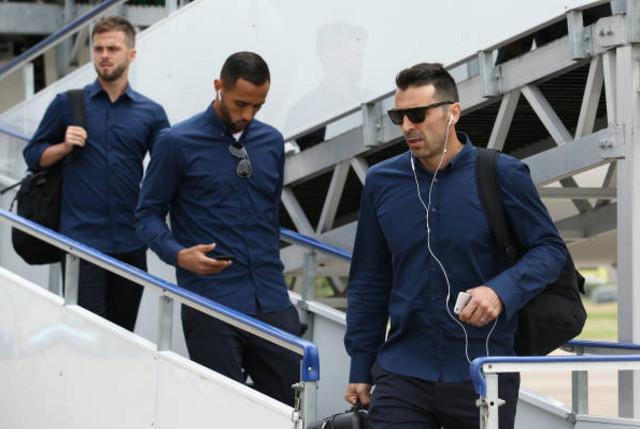 Buffon và dàn soái ca của Juventus đổ bộ tới Cardiff