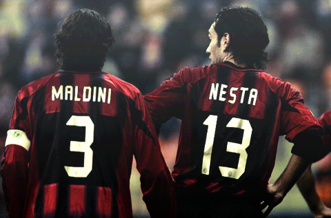 Nghệ thuật phòng ngự đỉnh cao của Paolo Maldini và Alessandro Nesta