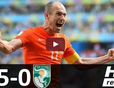 Hà Lan 5-0 Bờ Biển Ngà (giao hữu quốc tế)