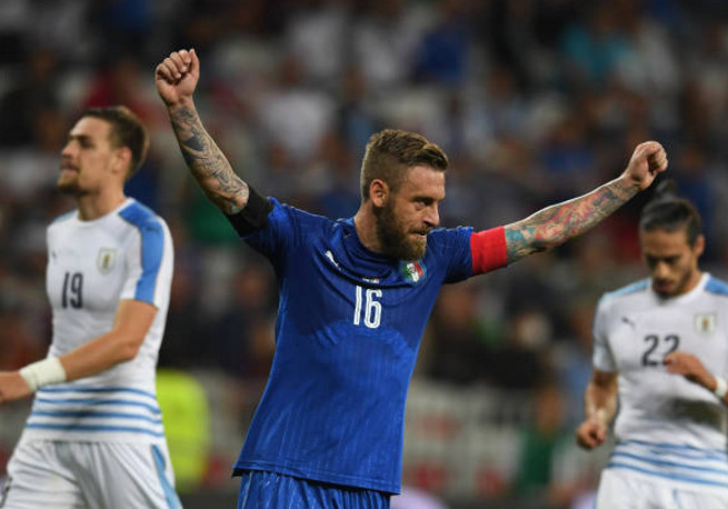 Chấm điểm Italia: De Rossi sáng nhất