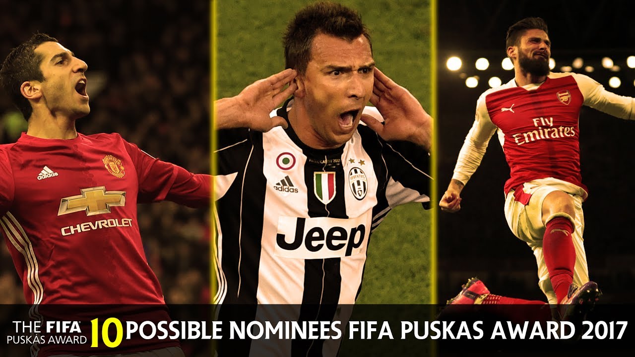 10 siêu phẩm có thể đoạt giải FIFA Puskas 2017